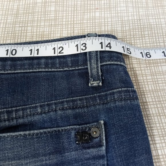Joe's Jeans Women's Low Rise Cigarette Fit Size 28 Medium Wash Blue Denim - Picture 10 of 12